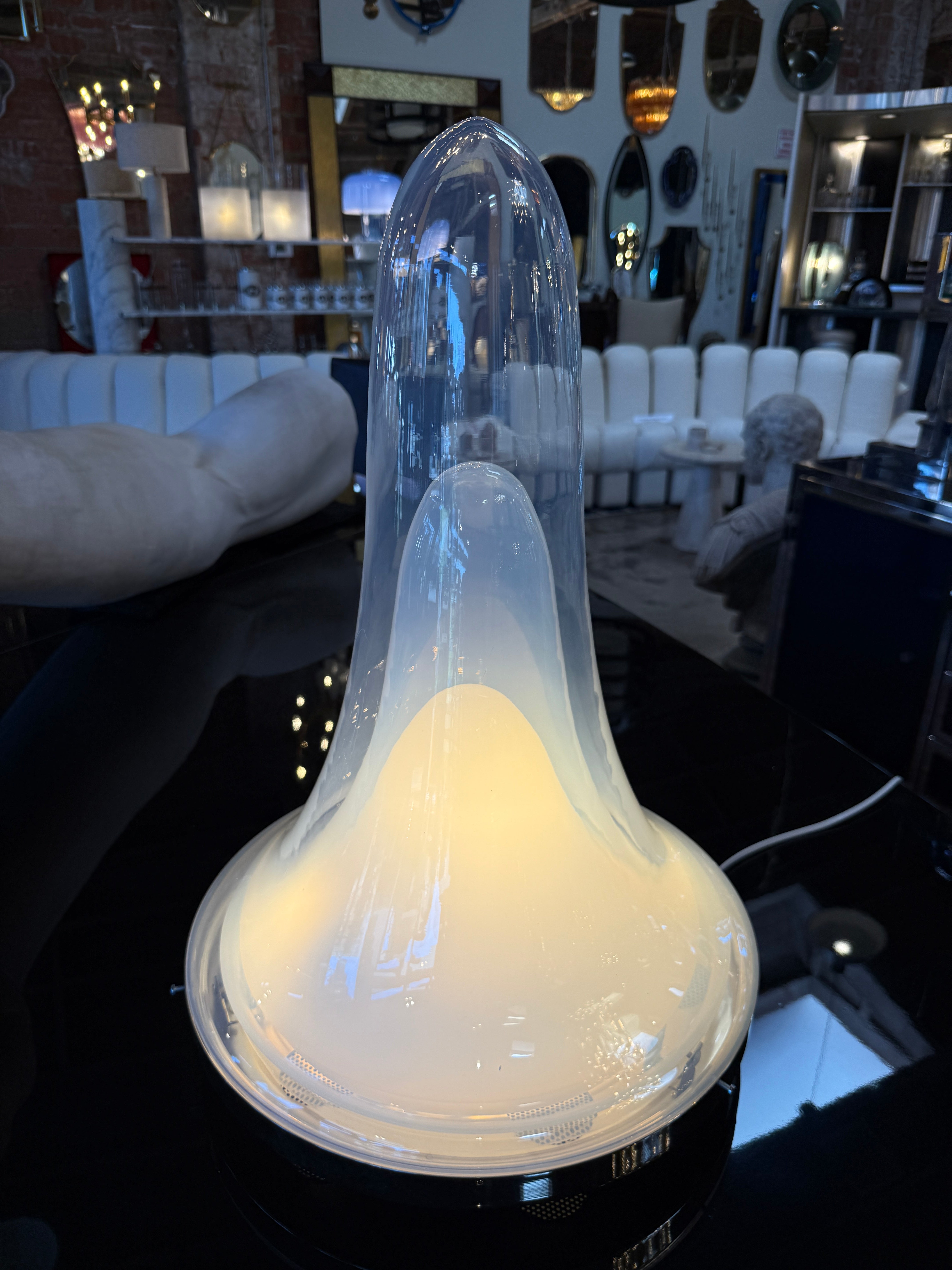 Carlo Nason LS144 Murano Glass Table Lamp for Mazzega, Italy, 1970s