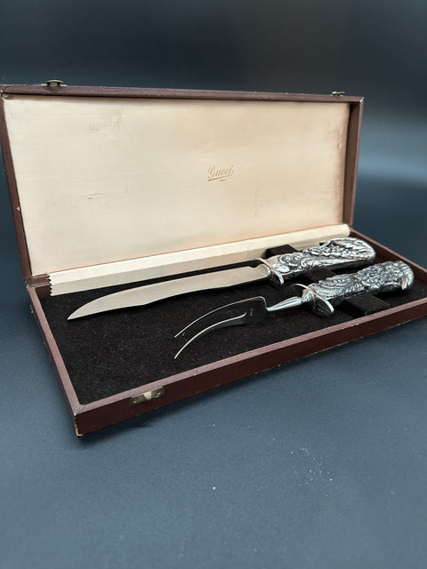 Gucci carving set 1950s/70s