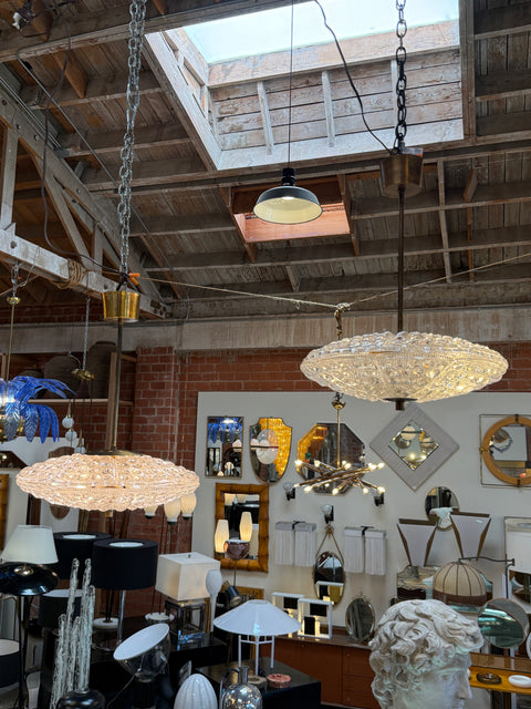 Set of Carl Fagerlund for Orrefors Pendant Light for Lyfa, Denmark, 1960s