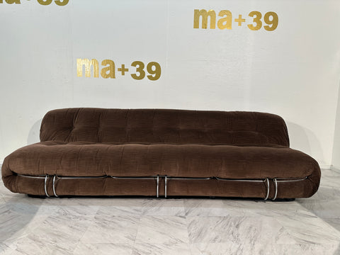 Soriana Sofa by Afra & Tobia Scarpa for Cassina, Original Fabric, Italy, 1970s