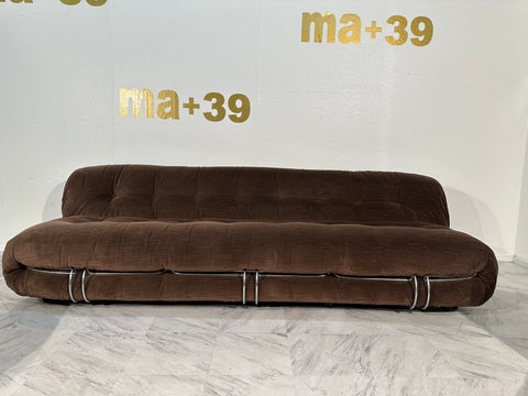 Soriana Sofa by Afra & Tobia Scarpa for Cassina, Original Fabric, Italy, 1970s