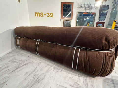 Soriana Sofa by Afra & Tobia Scarpa for Cassina, Original Fabric, Italy, 1970s