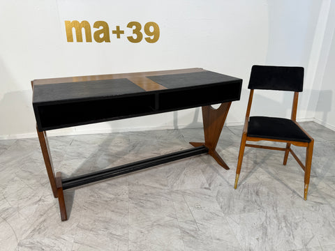 Mid-century Italian writing desk attributed to Paolo Buffa, 1950s.