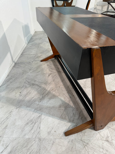 Mid-century Italian writing desk attributed to Paolo Buffa, 1950s.