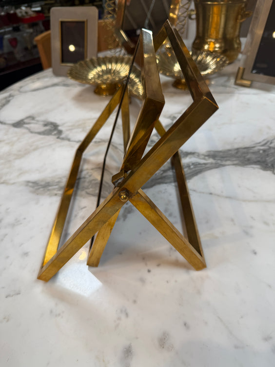 Vintage Italian Adjustable Brass Picture Frame