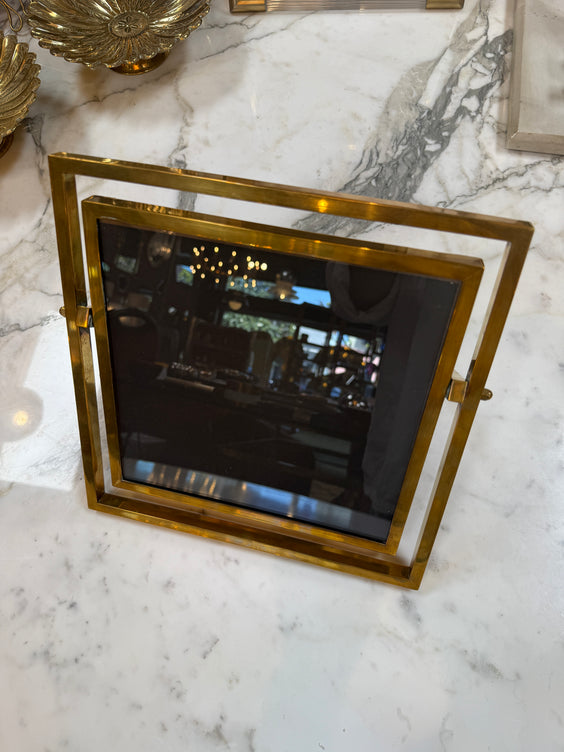 Vintage Italian Adjustable Brass Picture Frame