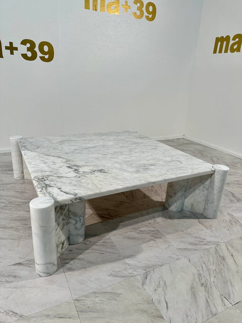 Gae Aulenti Carrara Marble Jumbo Table for Knoll International,  1970