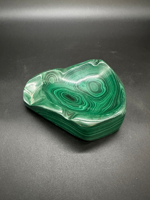 Vintage Italian Malachite Ashtray 1960s