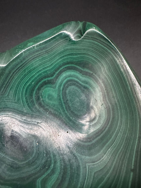 Vintage Italian Malachite Ashtray 1960s