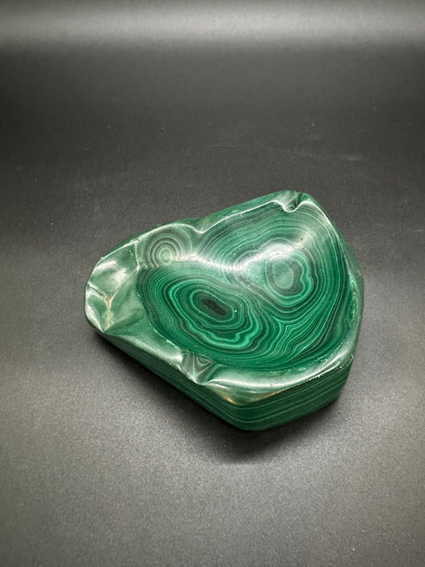 Vintage Italian Malachite Ashtray 1960s