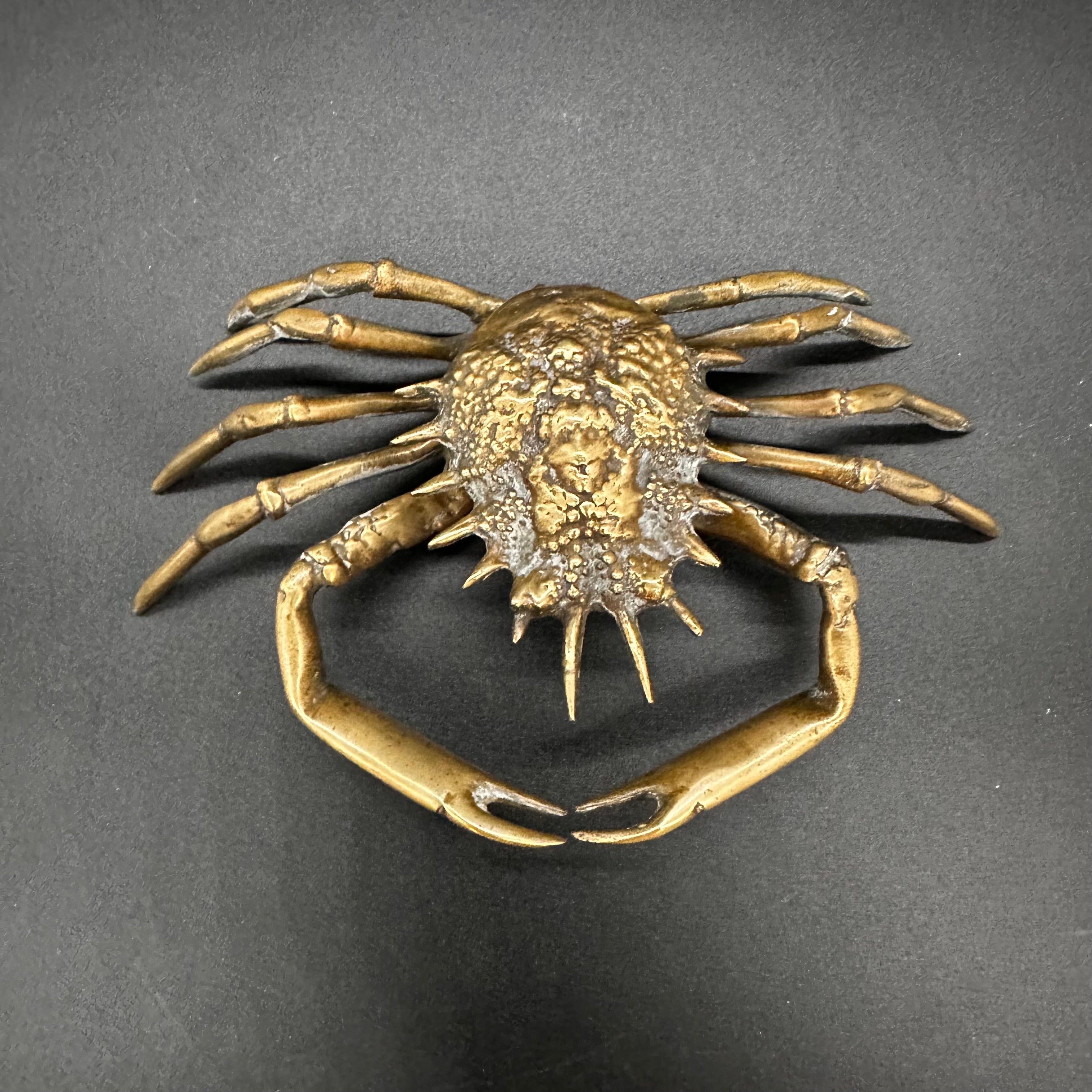 Vintage Italian Decorative Crab Sculpture 1980s