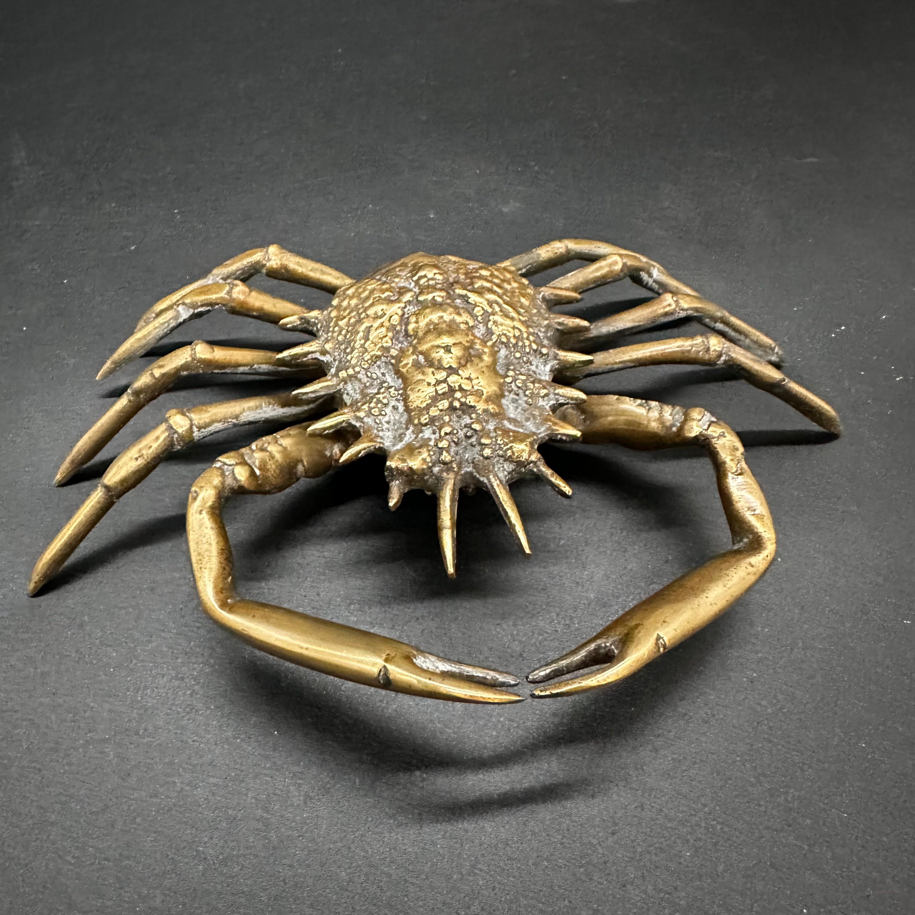 Vintage Italian Decorative Crab Sculpture 1980s