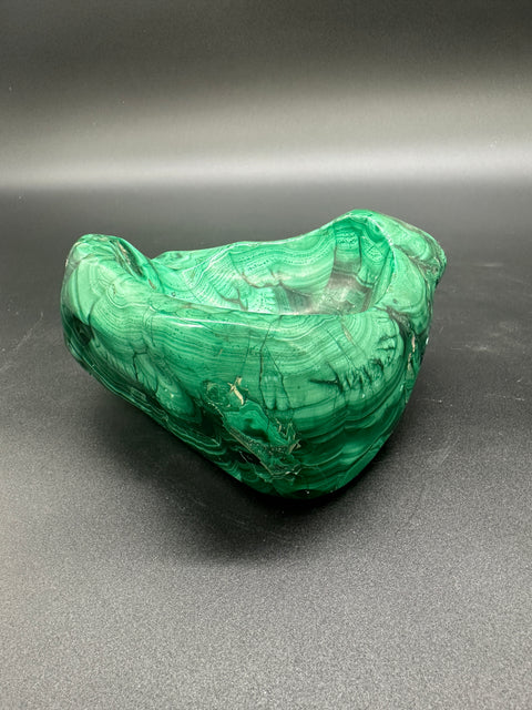 Vintage Italian Malachite Ashtray ,1980s