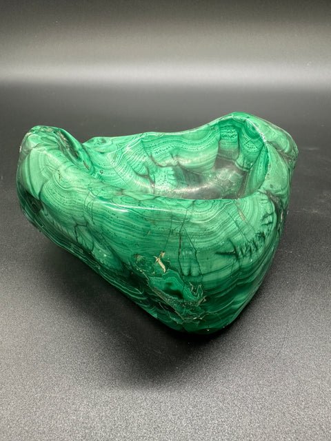 Vintage Italian Malachite Ashtray ,1980s