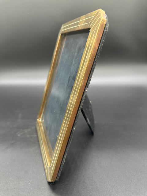 Vintage Italian Brass Picture Frame 1980s