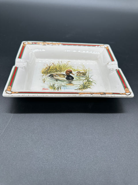 Vintage Gucci Ceramic Ashtray 1980s