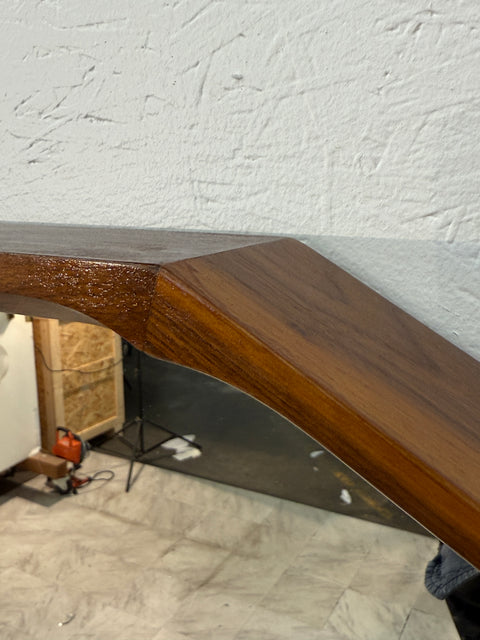 Oversized Dodecagonal Minimalist Wall Mirror , 1990s . Two Available.