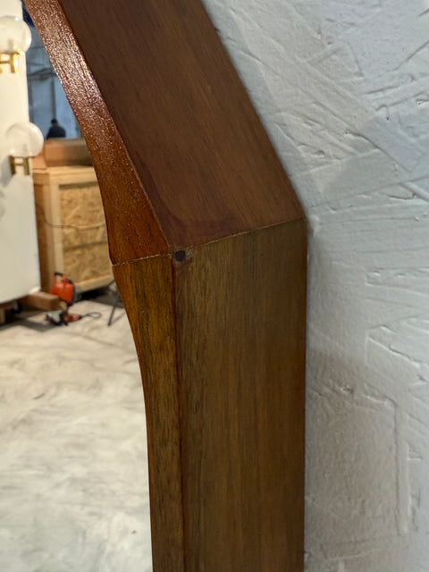 Oversized Dodecagonal Minimalist Wall Mirror , 1990s . Two Available.