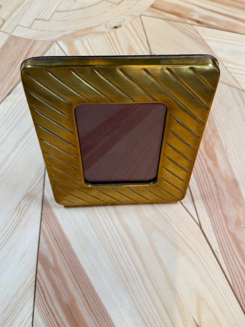 Vintage Italian Brass Picture Frame by Arabesque Gioielli Palermo