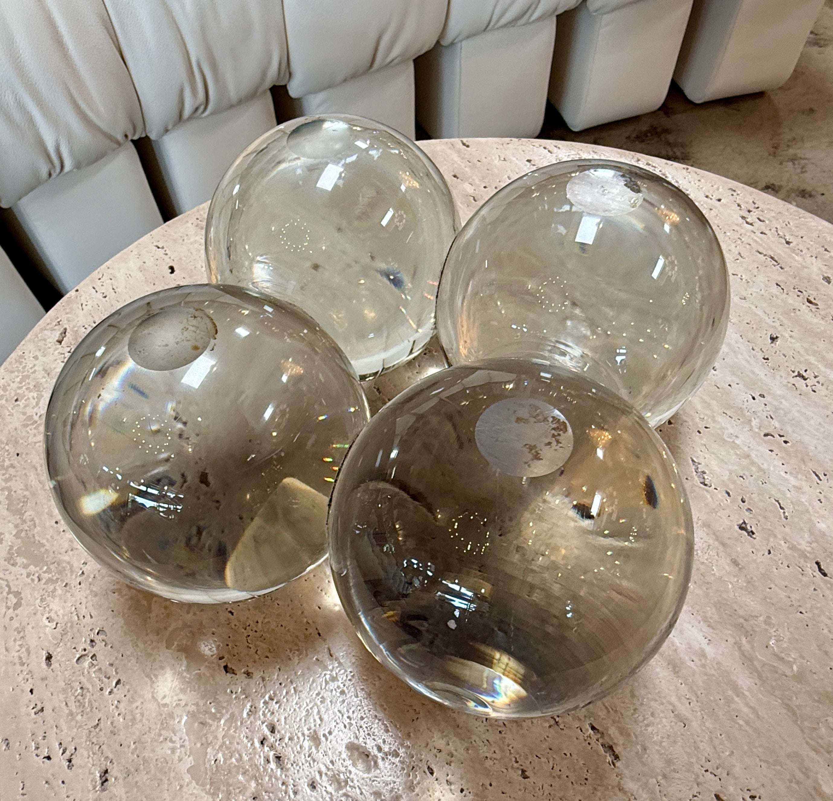 Murano Glass Decorative Spheres (Set of 4)