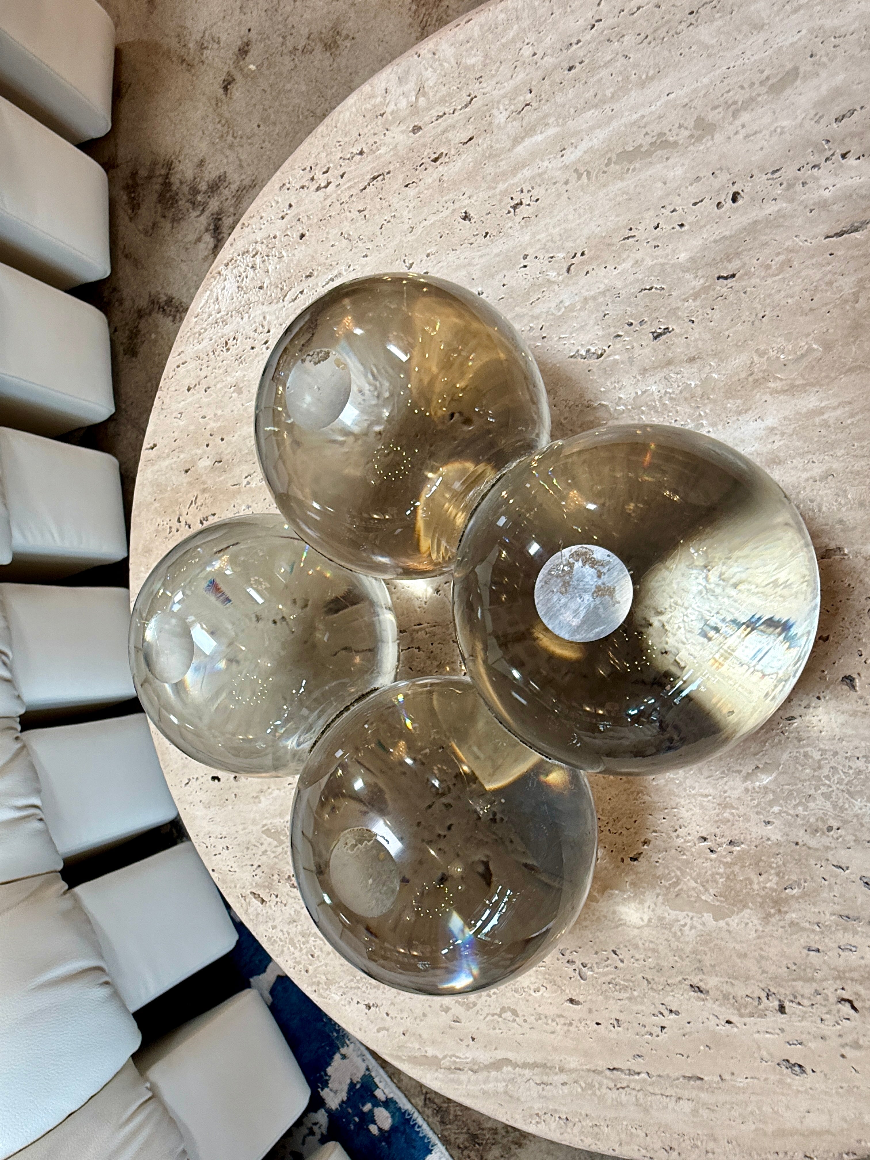 Murano Glass Decorative Spheres (Set of 4)