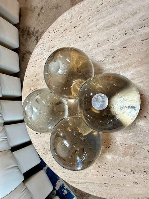 Murano Glass Decorative Spheres (Set of 4)