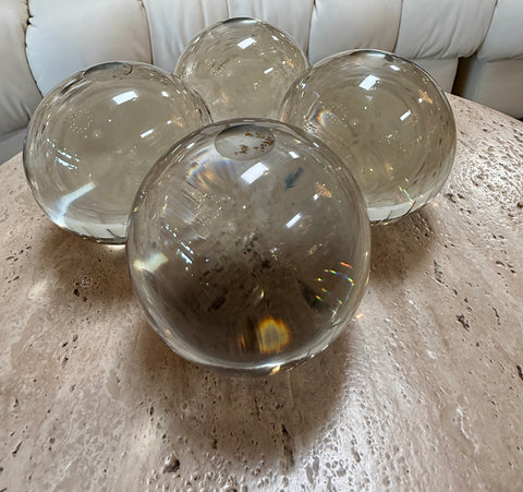 Murano Glass Decorative Spheres (Set of 4)