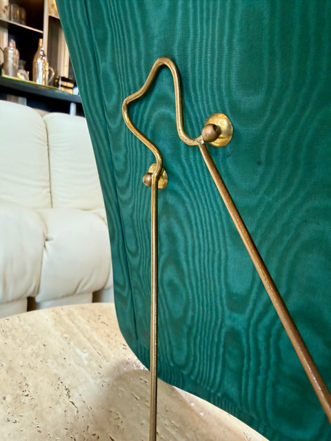 Sculptural Green Velvet Picture Frame