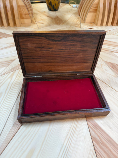 Vintage Italian ACCA Wood Trinket Jewelry Box