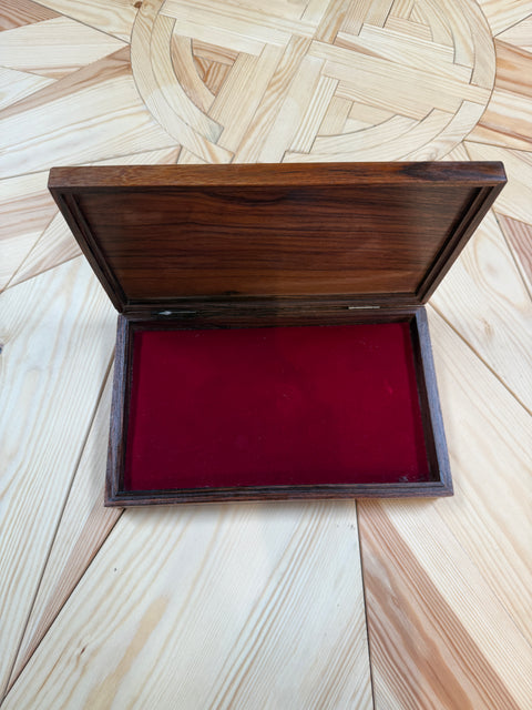 Vintage Italian ACCA Wood Trinket Jewelry Box