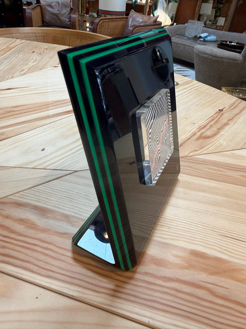 Rede Guzzini Black and Green Picture Frame with Original Box
