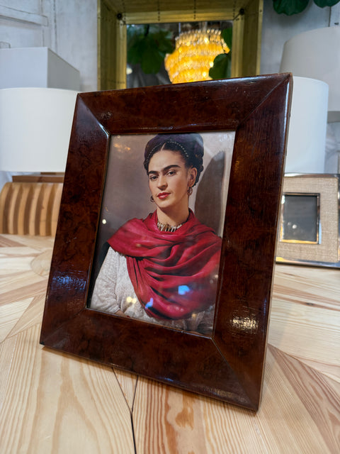 Vintage Aurora Made in Italy Wooden Picture Frame