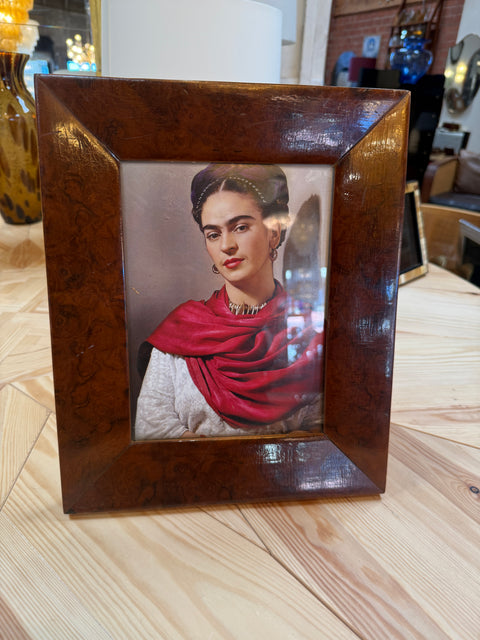 Vintage Aurora Made in Italy Wooden Picture Frame