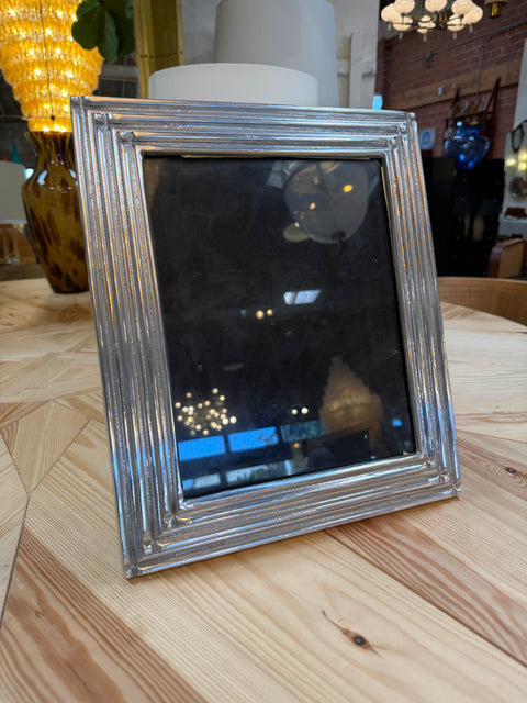 Silver-Tone Stepped Picture Frame