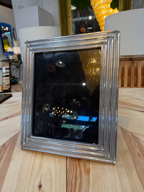 Silver-Tone Stepped Picture Frame