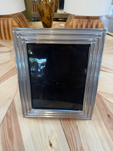 Silver-Tone Stepped Picture Frame