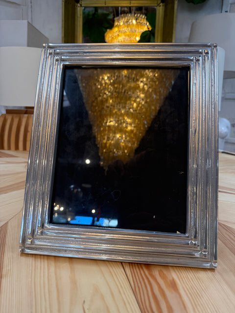 Silver-Tone Stepped Picture Frame