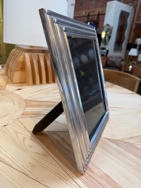 Silver-Tone Stepped Picture Frame