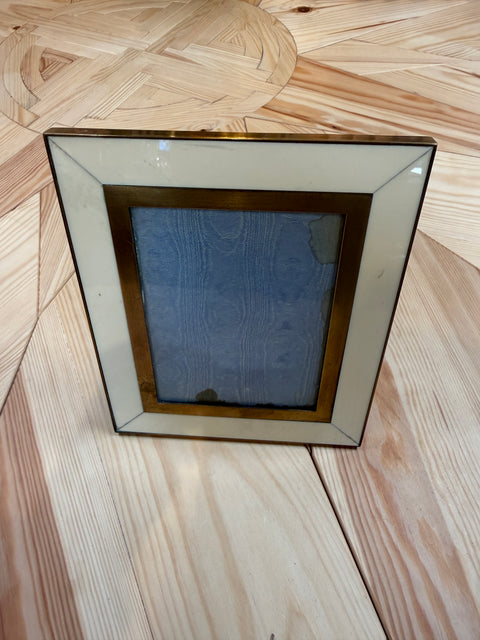 Ivory and Brass Picture Frame