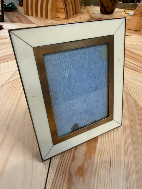 Ivory and Brass Picture Frame