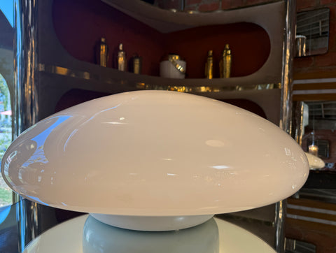 "Magnolia" Opaline Lamp by Sergio Mazza for Quattrifolio, 1970s
