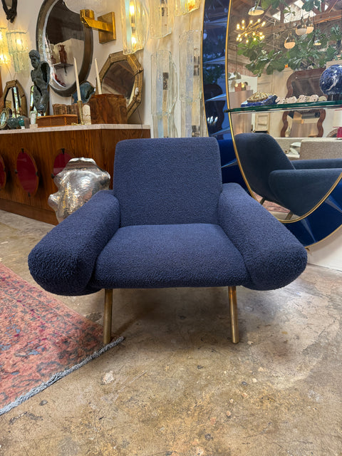 Mid Century Italian Armchairs In Style of Zanuso 1960