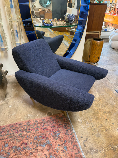 Mid Century Italian Armchairs In Style of Zanuso 1960