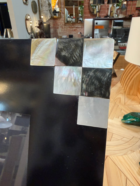Tommaso Barbi Black Picture Frame with Mother-of-Pearl Accents