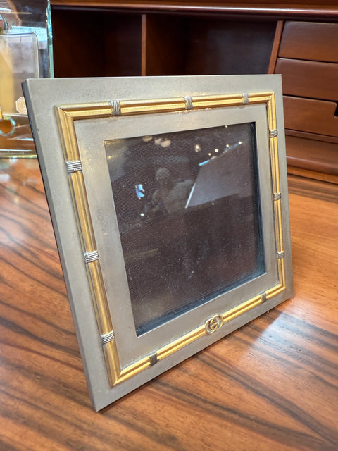 Gucci Vintage Picture Frame with Bamboo-Style Detailing