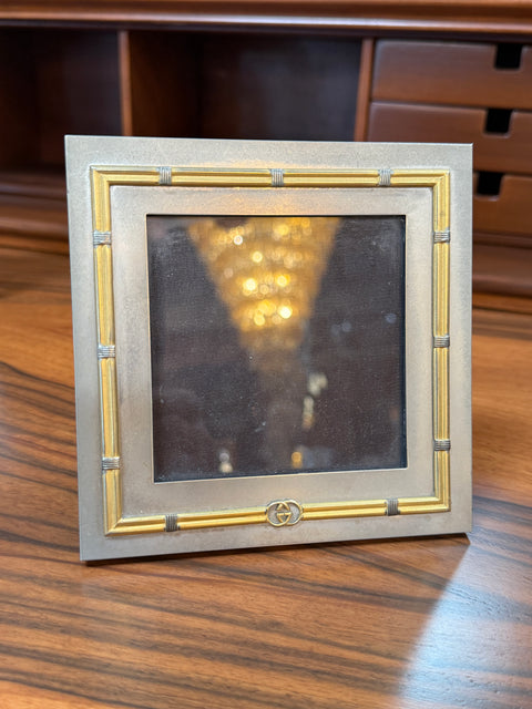 Gucci Vintage Picture Frame with Bamboo-Style Detailing