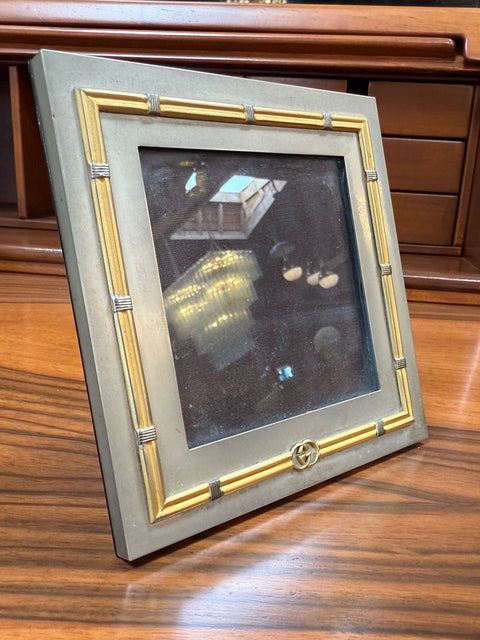 Gucci Vintage Picture Frame with Bamboo-Style Detailing