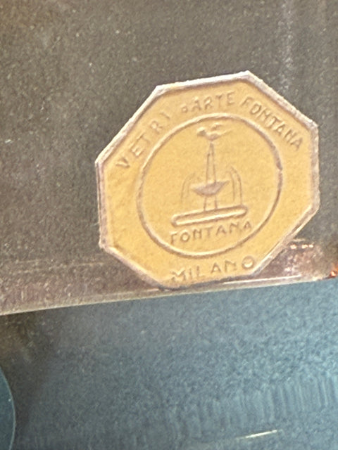 Fontana Arte Glass and Brass Picture Frame, Italy, 1960s