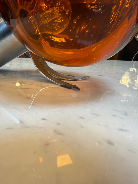 Space Age Table Lamp by Flavio Poli , Murano Glass. Italy 1970s.