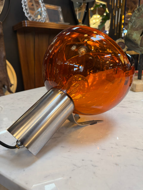 Space Age Table Lamp by Flavio Poli , Murano Glass. Italy 1970s.